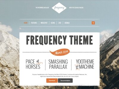 Шаблон для Joomla YOOtheme Frequency