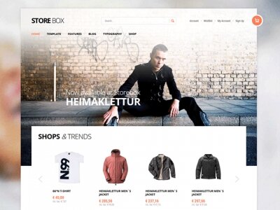 Шаблон для Joomla от GavickPro: StoreBox