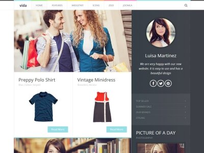 Шаблон для Joomla YOOtheme Vida