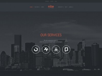 Шаблон для Joomla YooTheme Nite