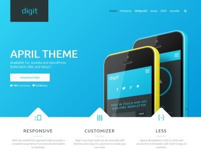 Шаблон для Joomla YooTheme Digit