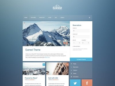 Шаблон для Joomla YooTheme Everest